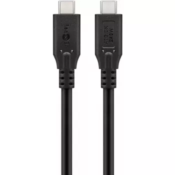 USB laidas Goobay 74184 USB4 Gen 2x2 1,5 m USB-C juodas