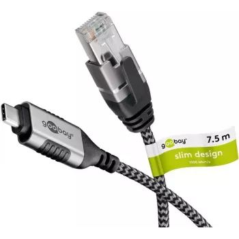 Goobay 74406 Ilginimo laidas USB 3.1 Type A – RJ45 7,5 m