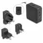 Kroviklis patalpoms DeLOCK 41443 Universalus Juodas AC 100-240V 2x USB Type-C