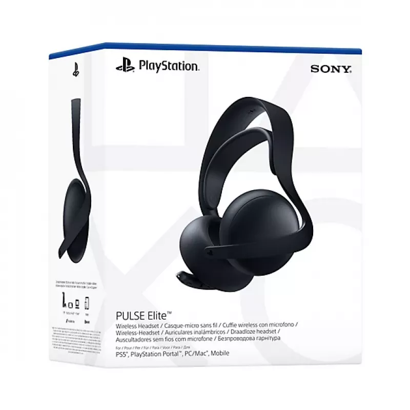 Sony Pulse Elite ausinės belaidės juostinės žaidimams Bluetooth juodos