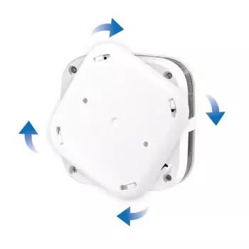 Dūmų detektorius LOGILINK SC0018 – fotoelektrinis, belaidis, su 10 metų baterija, 76×28.5 mm