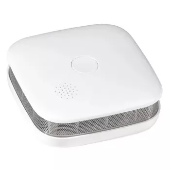 Dūmų detektorius LOGILINK SC0018 – fotoelektrinis, belaidis, su 10 metų baterija, 76×28.5 mm