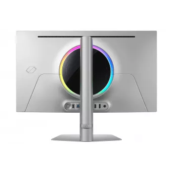 Samsung G81SF kompiuterio monitorius 68,6 cm (27 colių) 3840 x 2160 pikselių 4K Ultra HD OLED sidabrinis