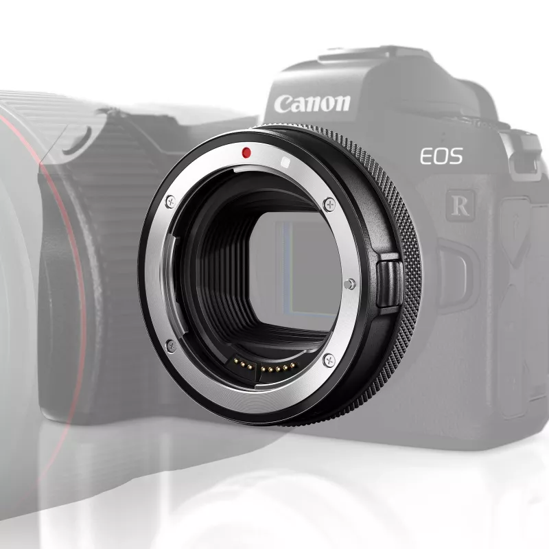 Objektyvo adapteris Canon EF-EOS R su valdymo žiedu