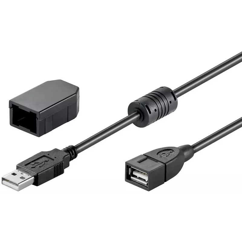 USB ilginamasis laidas Goobay 93284 USB 2.0 2 m USB A juodas