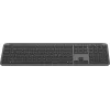 Logitech K950 Signature Slim Keyboard belaidė klaviatūra RF Bluetooth QWERTY danų suomių švedų norvegų išdėstymas grafito spalva