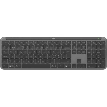 Logitech K950 Signature Slim Keyboard belaidė klaviatūra RF Bluetooth QWERTY danų suomių švedų norvegų išdėstymas grafito spalva