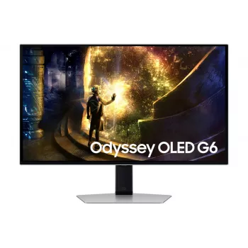 Samsung G61SD monitorius 68,6 cm (27 colių) 2560 x 1440 pikselių Quad HD OLED sidabrinis