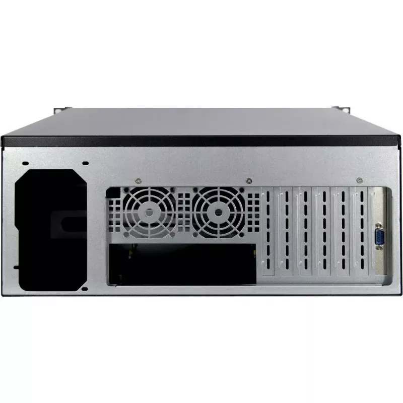 Serverinis korpusas Inter-Tech 4U 4452-TFT Rack juodas