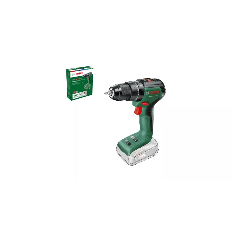 Bosch Universal Impact 18V-60 1900 RPM Belaidis gręžtuvas-suktuvas 1,3 kg Juodas, Žalias