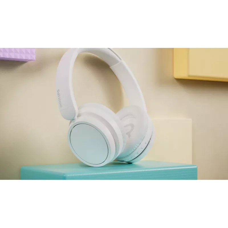 Philips 5000 serijos TAH5209WT/00 belaidės ausinės su mikrofonu, ant ausies, baltos