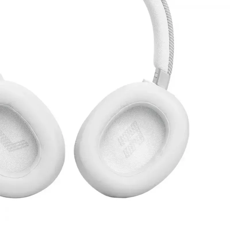 JBL Live 770NC ausinės belaidės ant ausų, triukšmo slopinimas, baltos