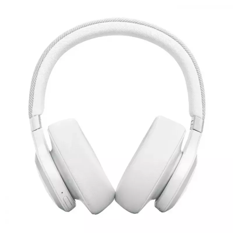 JBL Live 770NC ausinės belaidės ant ausų, triukšmo slopinimas, baltos