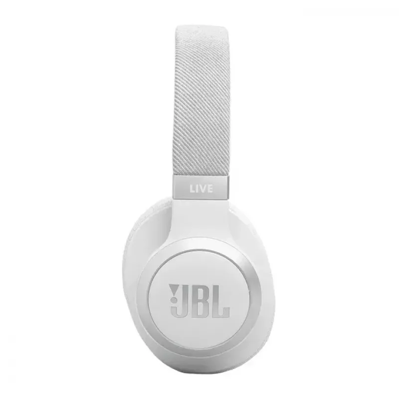 JBL Live 770NC ausinės belaidės ant ausų, triukšmo slopinimas, baltos