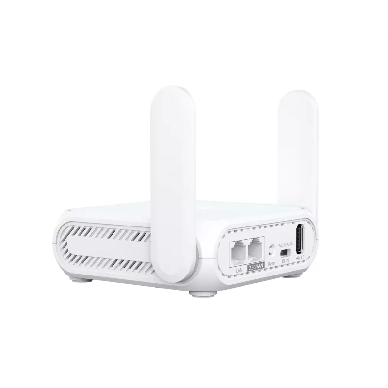 ASUS RT-BE58 Go belaidis maršrutizatorius 2.5 Gigabit Ethernet dviejų juostų (2.4 GHz / 5 GHz) baltas