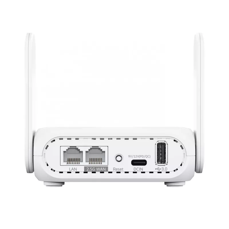 ASUS RT-BE58 Go belaidis maršrutizatorius 2.5 Gigabit Ethernet dviejų juostų (2.4 GHz / 5 GHz) baltas