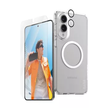 Apsauginių stiklų rinkinys PanzerGlass CARE Flagship Samsung S25 Edge — 3 vienetai