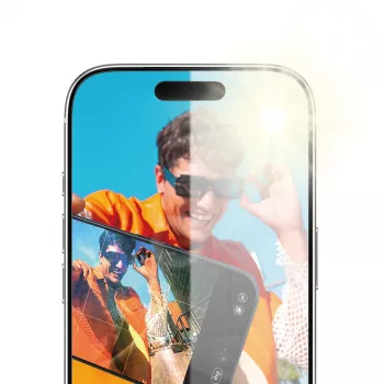 PanzerGlass Anti-Reflective Armor ekrano apsauga iPhone 17 Pro, atspari įbrėžimams ir smūgiams