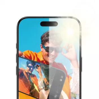 PanzerGlass Anti-Reflective Armor ekrano apsauga iPhone Air, atspari įbrėžimams ir smūgiams