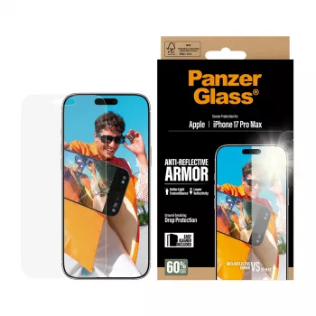 PanzerGlass Anti-Reflective Armor Screen Protector iPhone 17 Pro Max Apsauginis Stiklas