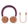 Ausinės Philips TAK4200MP/00 belaidės Bluetooth 20-20000 Hz oranžinė violetinė rožinė