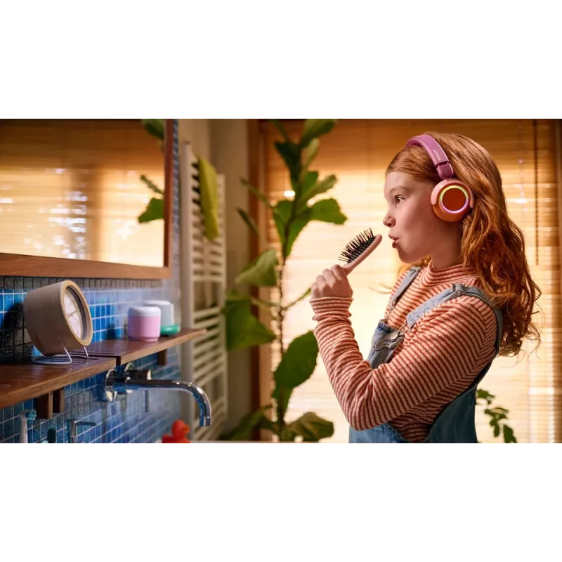 Ausinės Philips TAK4200MP/00 belaidės Bluetooth 20-20000 Hz oranžinė violetinė rožinė