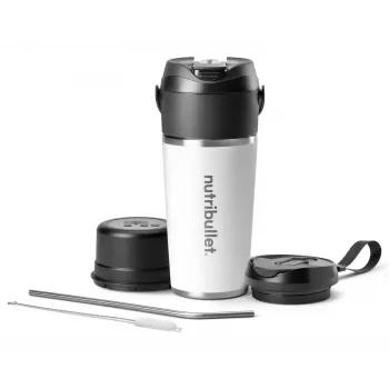 NutriBullet Flip 0.59 L nešiojamas blenderis juodas, baltas