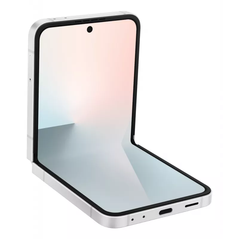 Samsung Galaxy Z Flip7 FE, 17 cm (6.7 colio), 2640 x 1080 pikselių, 8 GB, 128 GB, 50 MP, Baltas
