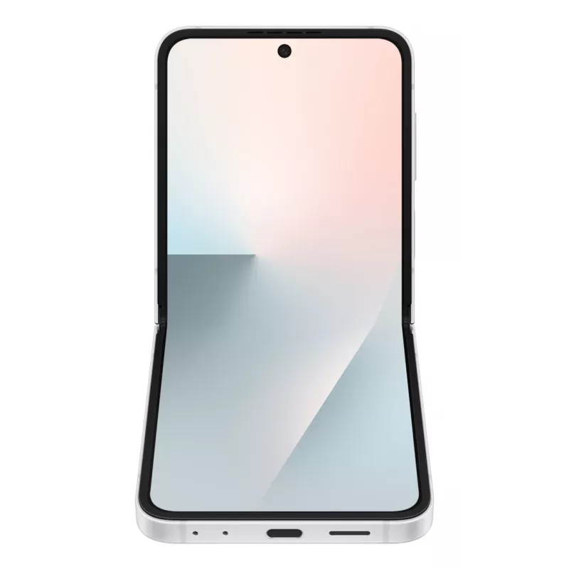 Samsung Galaxy Z Flip7 FE, 17 cm (6.7 colio), 2640 x 1080 pikselių, 8 GB, 128 GB, 50 MP, Baltas