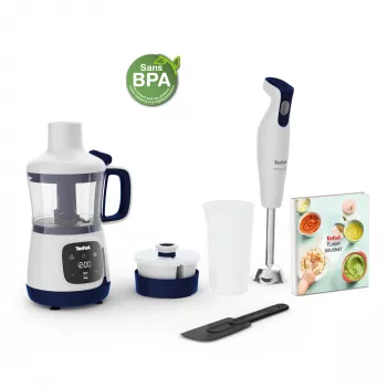 Tefal Yummy Gourmet HB55W4 0.8 L Virimo blenderis 600 W Baltas