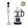 Tefal Yummy Gourmet HB55W4 0.8 L Virimo blenderis 600 W Baltas