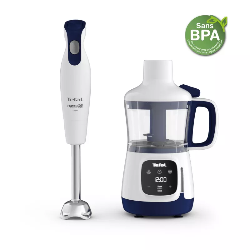 Tefal Yummy Gourmet HB55W4 0.8 L Virimo blenderis 600 W Baltas
