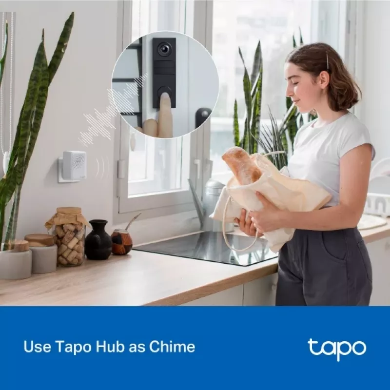 TP-Link Tapo D205 vaizdo domofono sistema 3 MP Juoda