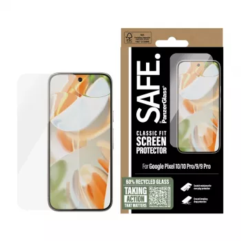Apsauginis stiklas PanzerGlass SAFE. Google Pixel 10 / 10 Pro / 9 / 9 Pro