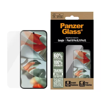 PanzerGlass apsauginis stikliukas ekranui ir nugarėlei, skirtas Google Pixel 10 Pro XL / 9 Pro XL, skaidrus, 1 vnt (PG92324)