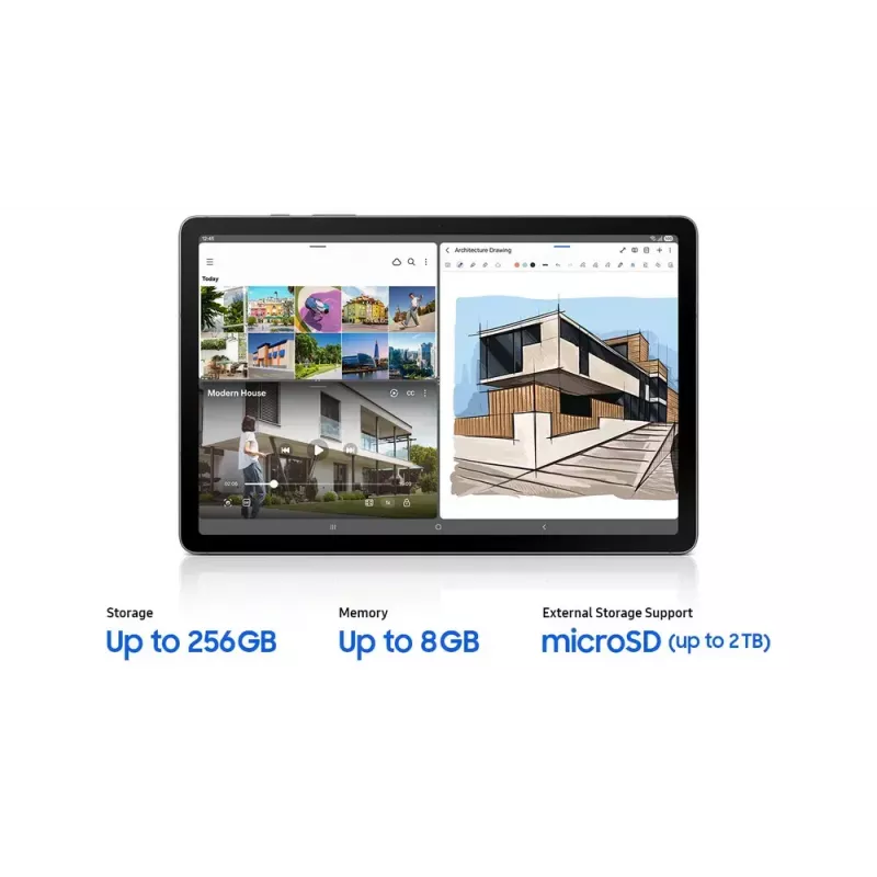 Samsung Galaxy Tab S10 Lite 5G Enterprise Edition 128 GB 27,7 cm (10,9 colio) 6 GB Wi-Fi 6 (802.11ax) Pilka