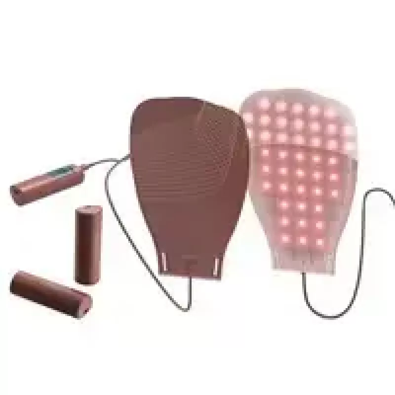 Garett Beauty Skin Ritual Hands LED kaukė rankoms, 7 šviesos spalvos, 150 LED, 4 intensyvumo lygiai, įkraunama, silikoninė, rudos spalvos
