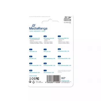 MediaRange 4GB SDHC Class 10 MR961