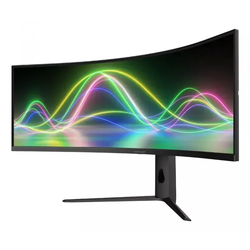 LC-Power LC-M49QCK 49 colių lenktas VA LCD monitorius, Dual QHD (5120×1440), 120 Hz, 3 ms, 32:9, VESA, aukščio reguliavimas, juodas