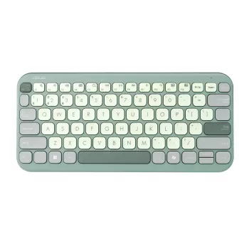 ASUS KW100 /GN/GE/81 klaviatūra namams Bluetooth QWERTZ vokiška Žalia, Šviesiai žalia