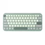 ASUS KW100 /GN/GE/81 klaviatūra namams Bluetooth QWERTZ vokiška Žalia, Šviesiai žalia