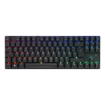 Mechaninė žaidimų klaviatūra CHERRY XTRFY Cherry MX 8.2 TKL Wireless — Tenkeyless, QWERTZ, USB + RF + Bluetooth, RGB, Juoda