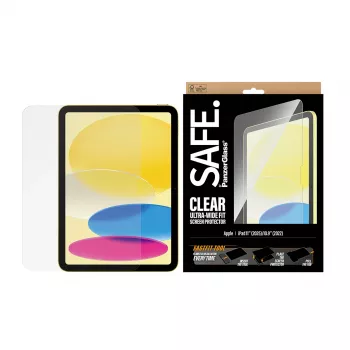 PanzerGlass SAFE. apsauginis stiklas iPad 11 colių (2025-2026) | 10,9 colio (2022) | Ultra-Wide Fit su Fastfit įrankiu