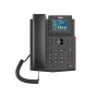 IP telefonas Fanvil X303-2 juodas 4 linijos LCD laidinis ragelis