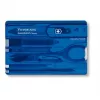 Victorinox SwissCard Classic mėlyna – kišeninė daugiafunkcinė kortelė