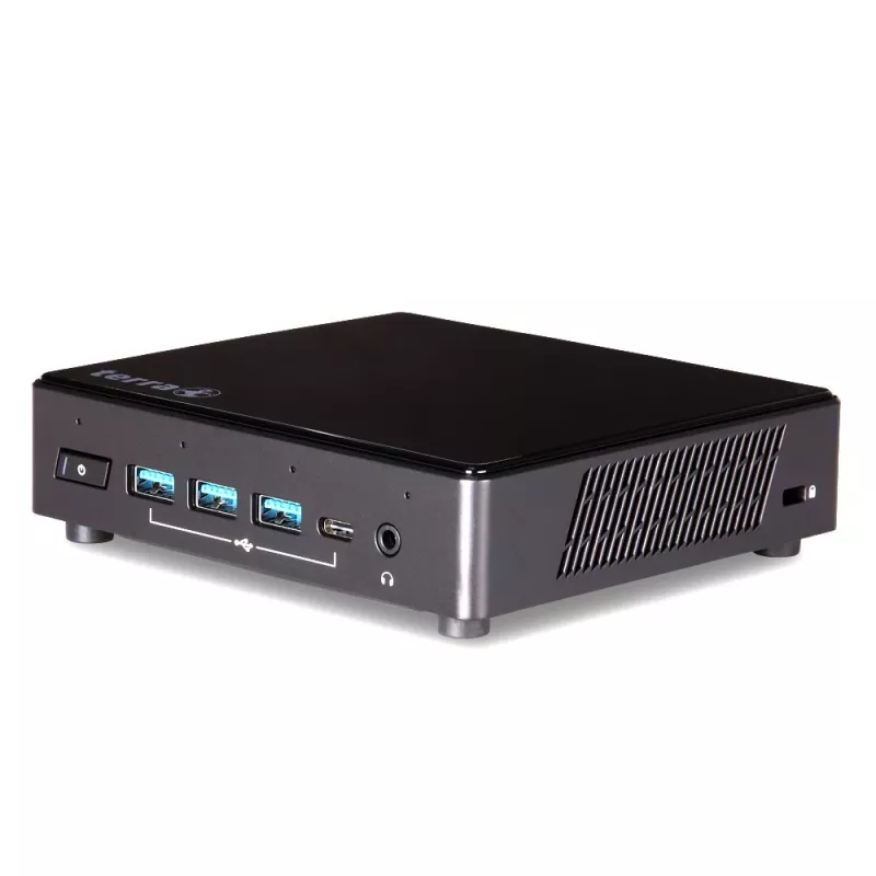 TERRA PC-Micro 3100 Silent Greenline Intel® Celeron® N5100 8 GB DDR4-SDRAM 240 GB SSD Windows 11 Pro Micro PC Juoda