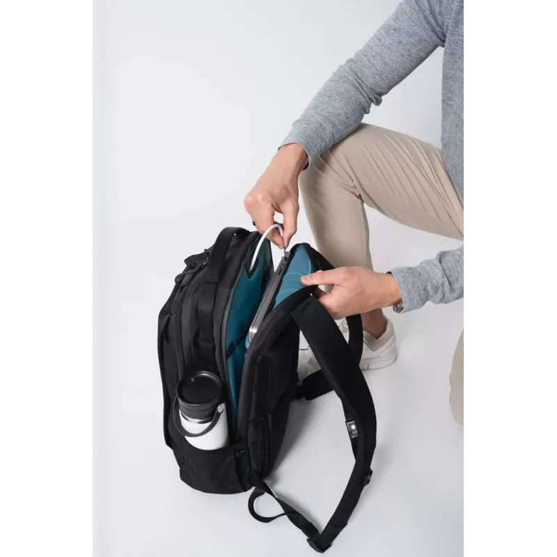 Kuprinė HYPER HyperPack HP21PBKGL nešiojamiesiems kompiuteriams iki 40,6 cm (16 colių) – juoda, PET/poliesteris