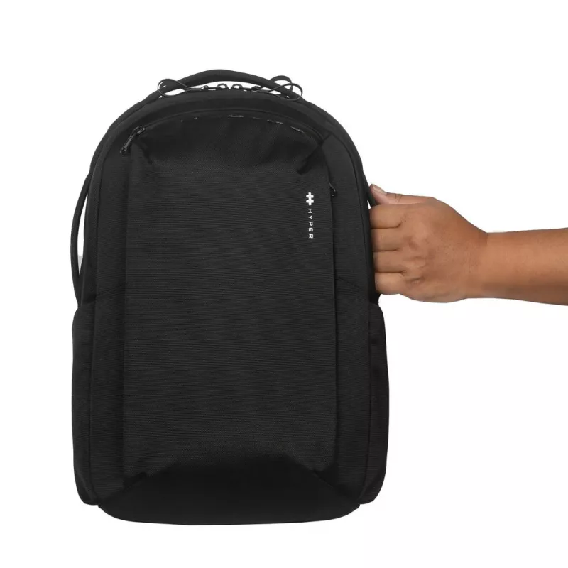 Kuprinė HYPER HyperPack HP21PBKGL nešiojamiesiems kompiuteriams iki 40,6 cm (16 colių) – juoda, PET/poliesteris