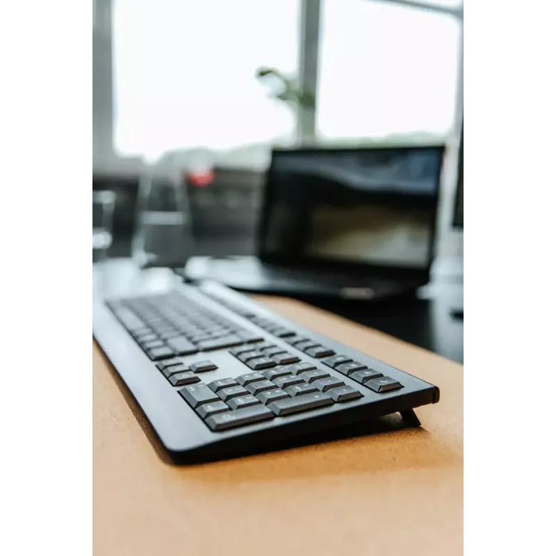 CHERRY KW 3000 belaidė klaviatūra RF Wireless QWERTY US International juoda