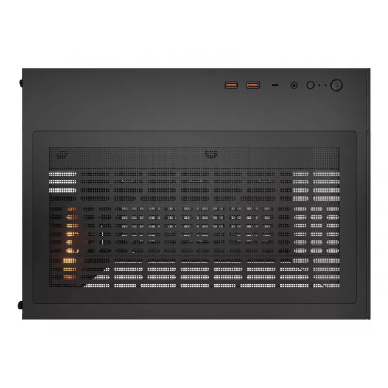 COUGAR FV150 ARGB — Midi Tower korpusas, juodas, ATX/MicroATX/Mini-ITX, 3x120mm priekyje + 1x120mm gale, 2x3.5 colio ir 2x2.5 colio vietos